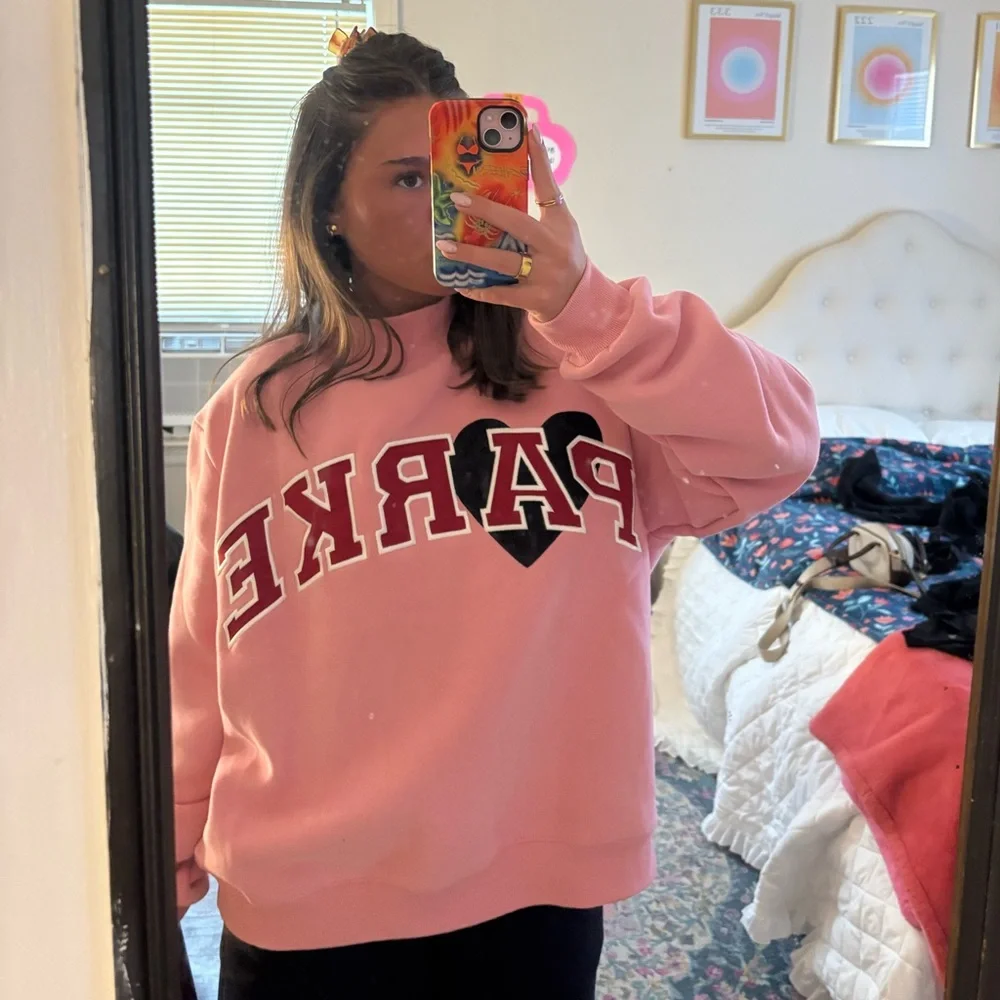 Parke Women's Pink Sweatshirt - Picture 2 of 2